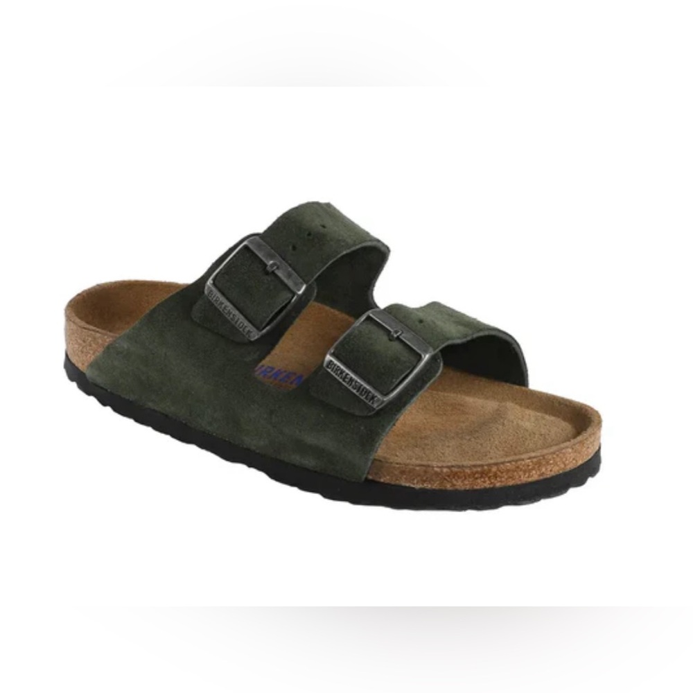 Birkenstock Arizona Suede Leather Thyme